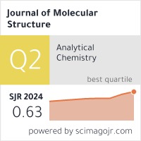 نشر ورقة بحثية في مجلة journal of molecular structure 